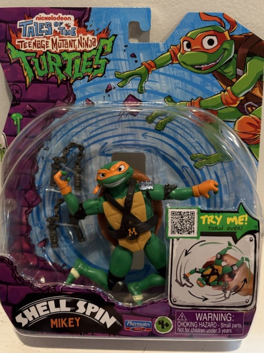 2025 Nickelodeon Tales Of The Teenage Mutant Ninja Turtles Shell Spin Mikey